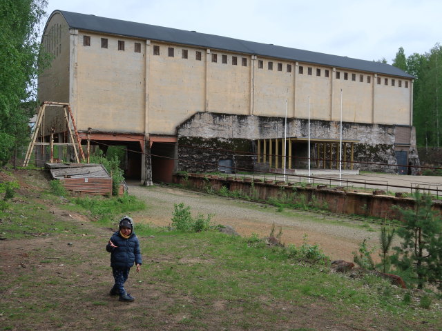 Nils in der Vanha Kaivos in Outokumpu (26. Mai)