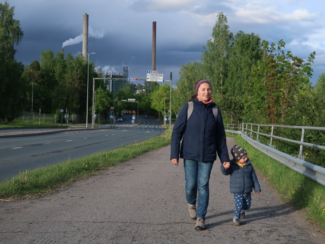 Sabine und Nils in der Taipaleentie in Varkaus (26. Mai)