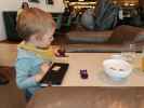 Nils in der Vienna Lounge am Flughafen Wien-Schwechat, 179 m (21. Mai)
