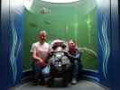 Ich, Nils und Sabine im Maretarium in Kotka (22. Mai)