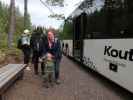 Nils und Sabine am Lapinsalmi Pys&auml;k&ouml;intialue im Repoveden Kansallispuisto (24. Mai)