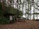 Sabine und Nils in Lapinsalmi im Repoveden Kansallispuisto (24. Mai)