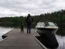 Nils und Sabine in Lapinsalmi im Repoveden Kansallispuisto (24. Mai)
