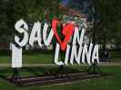 Sabine in der Puistokatu in Savonlinna (25. Mai)