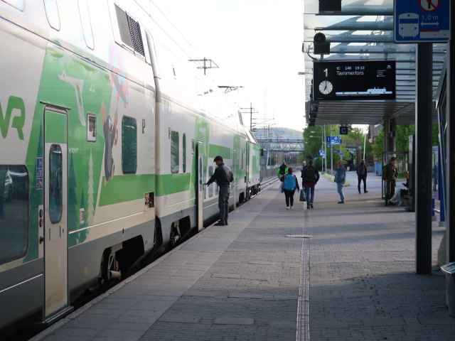 IC 148 im Jyv&auml;skyl&auml;n Rautatieasema (27. Mai)