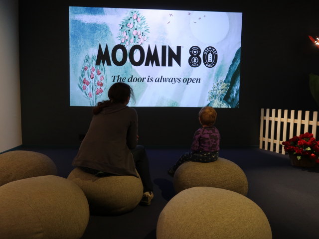Sabine und Nils im Muumimuseo in Tampere (28. Mai)