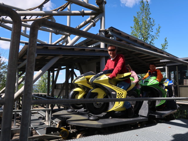 Ich im Motogee in S&auml;rk&auml;nniemi in Tampere (29. Mai)