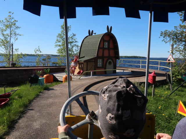 Nils im Postiseikkailu in S&auml;rk&auml;nniemi in Tampere (29. Mai)