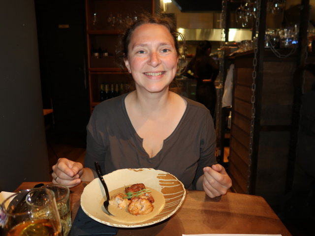 Sabine im Ravintola Tbilisi in Tampere (29. Mai)