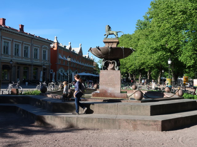Nils und Sabine beim Suihkukaivo Leijona in Turku (30. Mai)