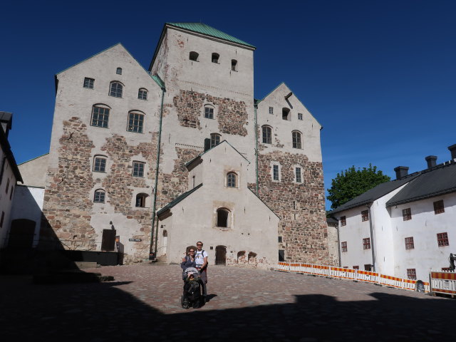 Nils, Sabine und ich in der Turun Linna (31. Mai)