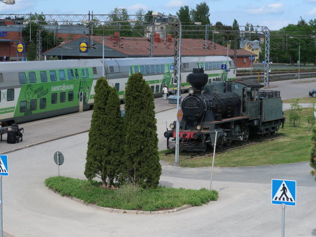 IC 960 im Karjaan Rautatieasema (1. Juni)