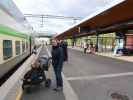 Nils und Sabine im Pieks&auml;m&auml;en Rautatieasema (27. Mai)