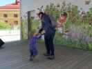 Nils und Sabine auf der Koiram&auml;en El&auml;inpuisto in S&auml;rk&auml;nniemi in Tampere (29. Mai)