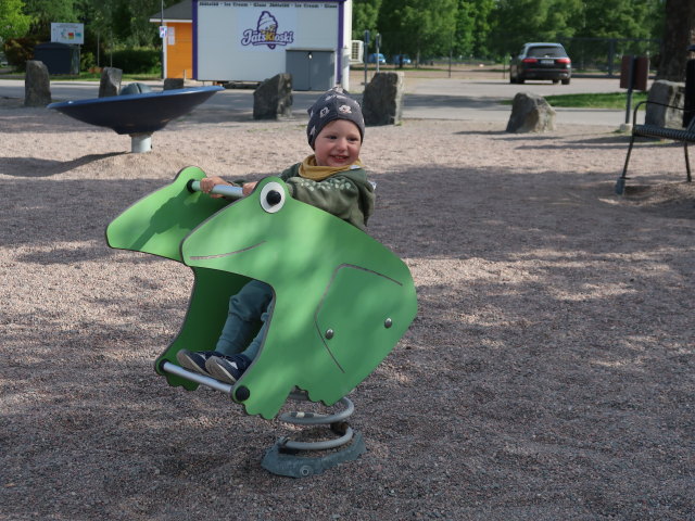 Nils am Aurlahden Uimaranta in Lohja (2. Juni)