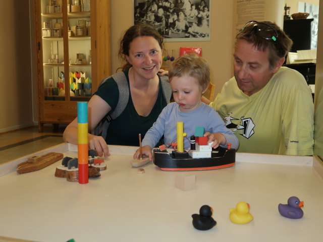 Sabine, Nils und ich im Lastentarhamuseo in Helsinki (2. Juni)