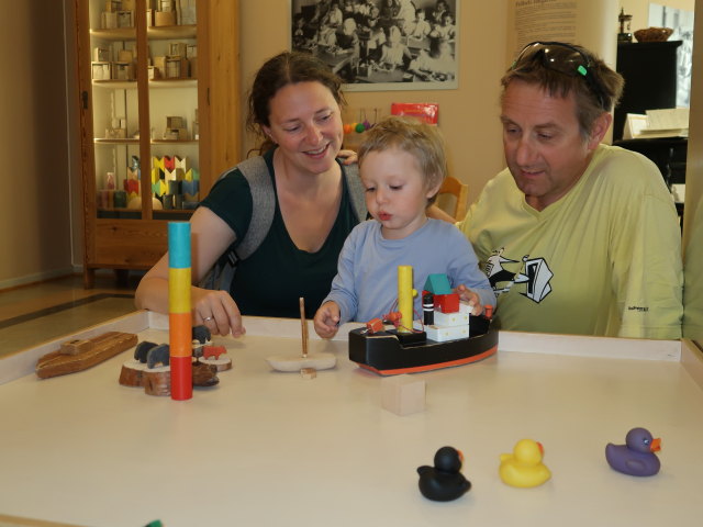 Sabine, Nils und ich im Lastentarhamuseo in Helsinki (2. Juni)