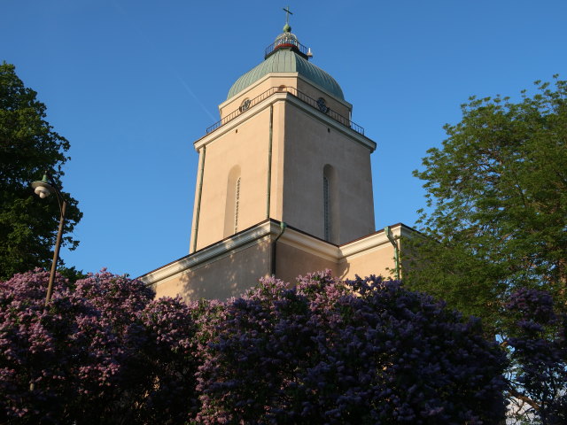 Suomenlinnan Kirkko auf Iso Mustasaari in Suomenlinna in Helsinki (4. Juni)
