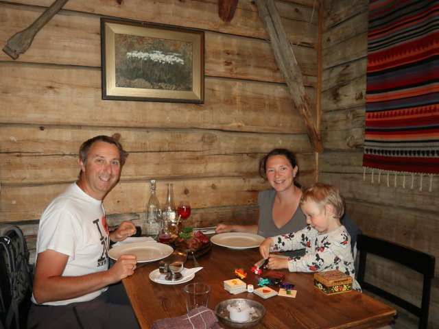 Ich, Sabine und Nils im Lappi Ravintola in Helsinki (5. Juni)
