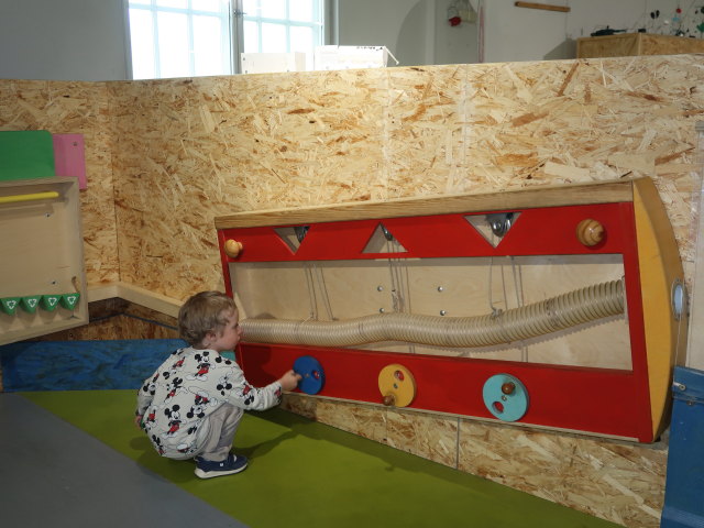 Nils im Tekniikan Museo in Helsinki (6. Juni)