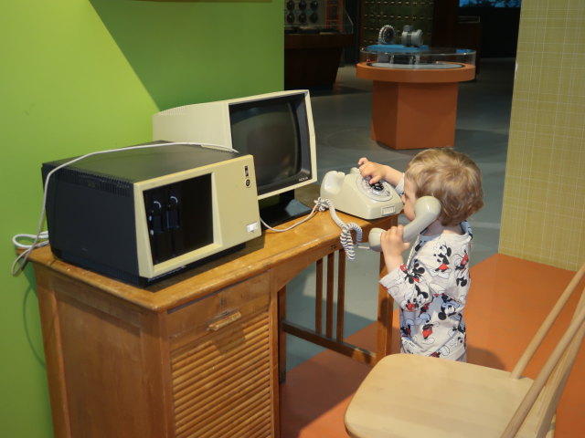 Nils im Tekniikan Museo in Helsinki (6. Juni)