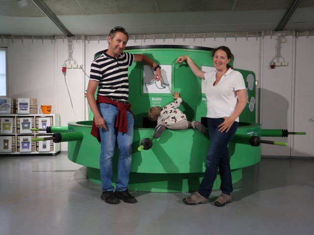 Ich, Nils und Sabine im Tekniikan Museo in Helsinki (6. Juni)