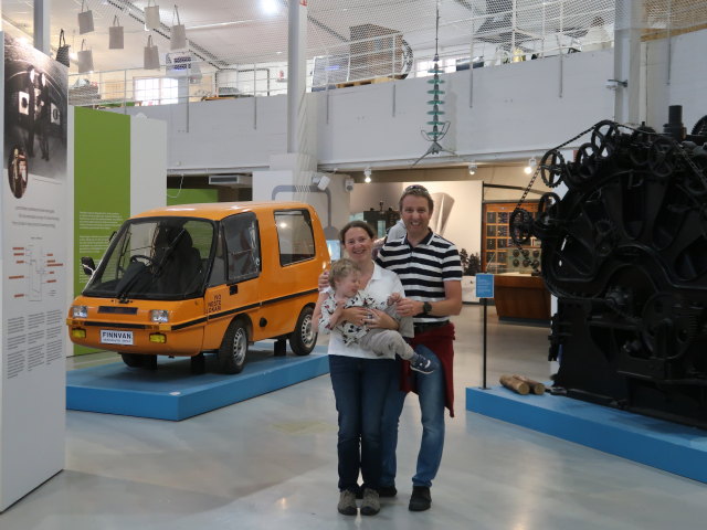 Nils, Sabine und ich im Tekniikan Museo in Helsinki (6. Juni)