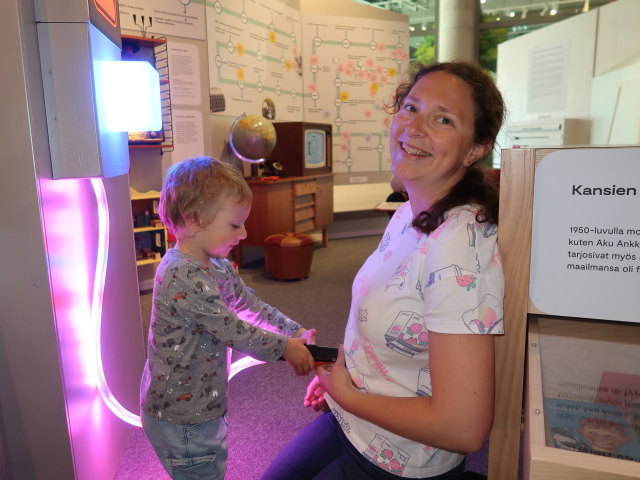 Nils und Sabine im Museo Leikki in Espoo (7. Juni)