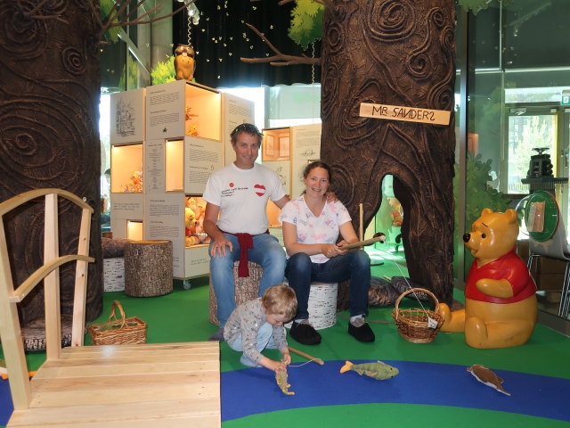 Ich, Nils und Sabine im Museo Leikki in Espoo (7. Juni)