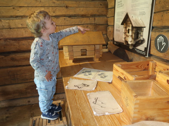 Nils im Talomuseo Glims in Espoo (7. Juni)