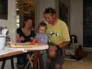 Sabine, Nils und ich im Lastentarhamuseo in Helsinki (2. Juni)