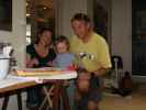 Sabine, Nils und ich im Lastentarhamuseo in Helsinki (2. Juni)