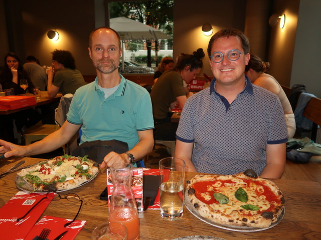 Florian und Jakob im l'autentico