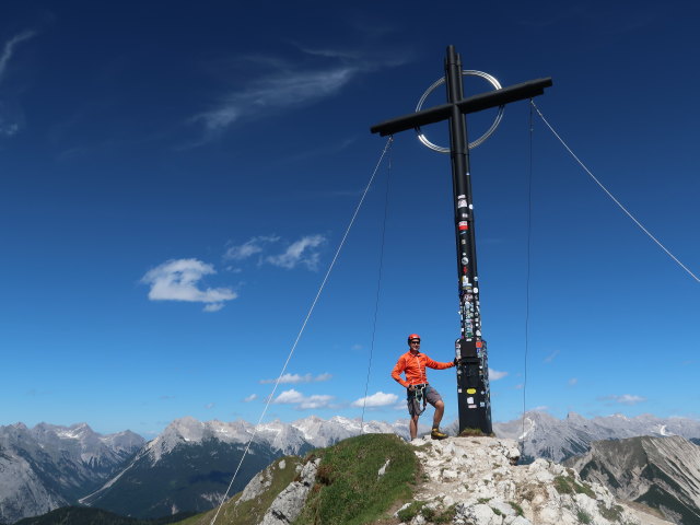 Ich auf der Seefelder Spitze, 2.221 m (13. Juni)