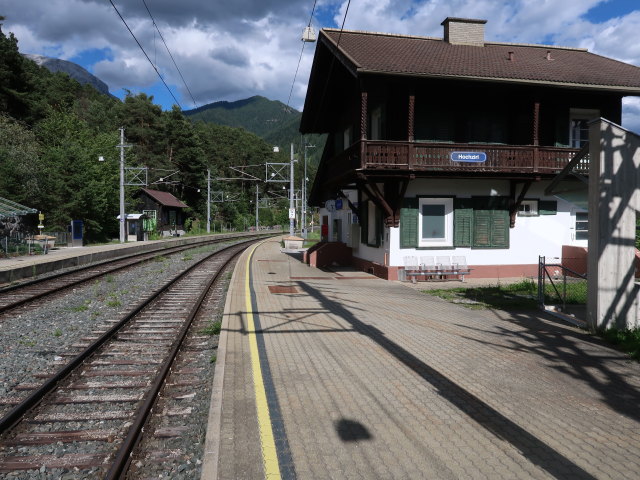 Bahnhof Hochzirl, 922 m (14. Juni)