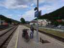 Sabine im Bahnhof Gutenstein, 468 m