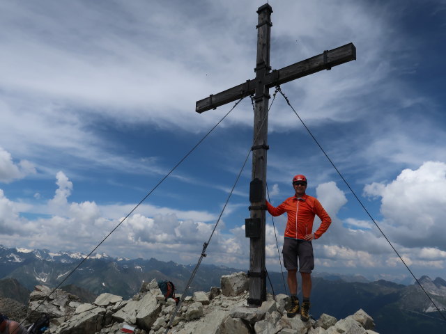 Ich auf der Kirchdachspitze, 2.840 m