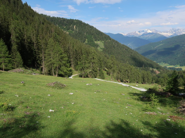 zwischen Padasterjochhaus und Finetzbach