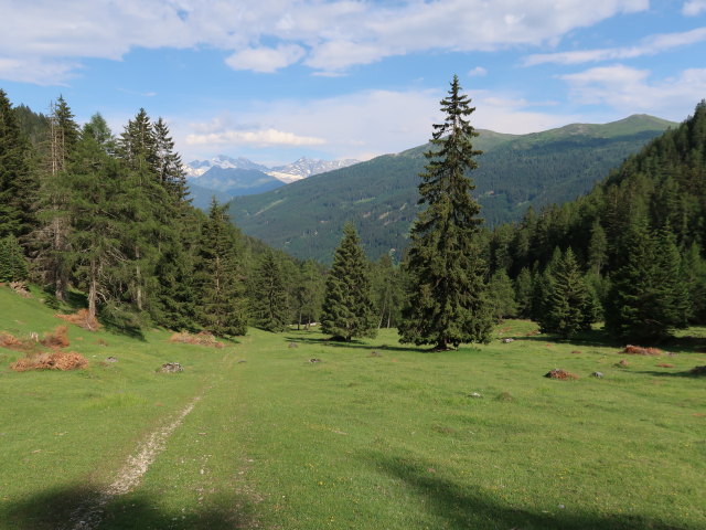 zwischen Padasterjochhaus und Finetzbach