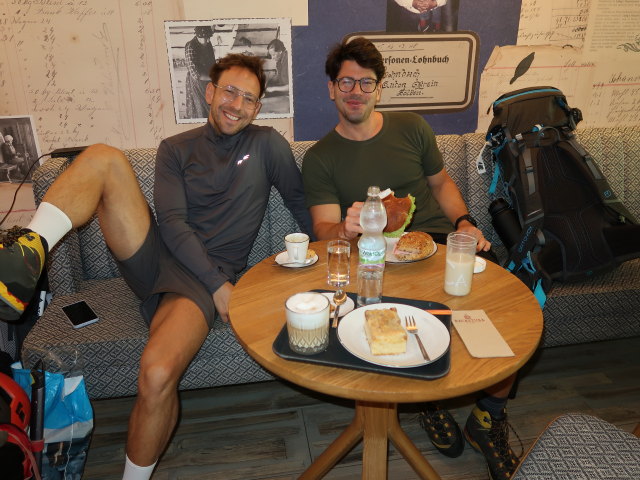 Christoph und Alexander in der Backstuba S&ouml;lden (26. Juni)