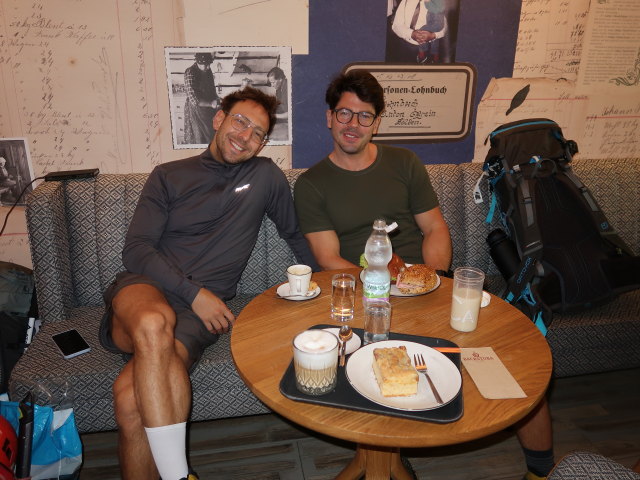 Christoph und Alexander in der Backstuba S&ouml;lden (26. Juni)