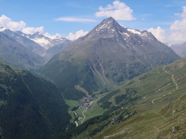 Talleitspitze vom Sonnberg-H&ouml;henweg aus (26. Juni)