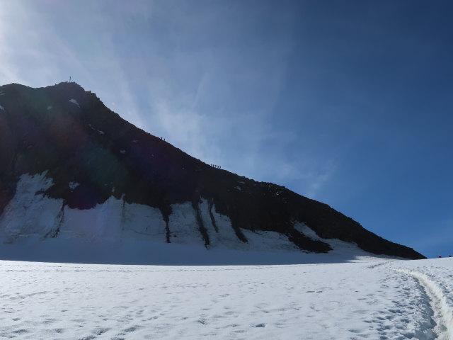 Wildspitze vom Taschachferner aus (27. Juni)