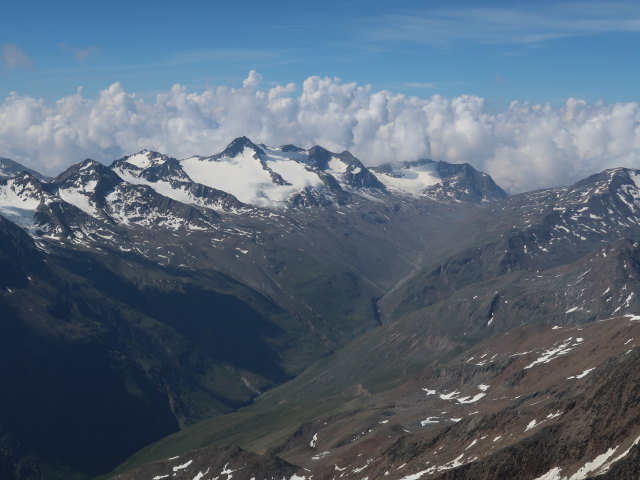 von der Wildspitze Richtung S&uuml;dwesten (27. Juni)