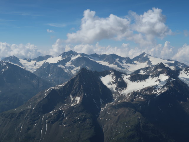 von der Wildspitze Richtung S&uuml;den (27. Juni)