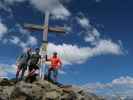 Christoph, Alexander und ich am Wilden Mannle, 3.023 m (26. Juni)