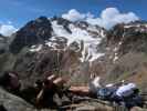 Alexander und Christoph am Wilden Mannle, 3.023 m (26. Juni)