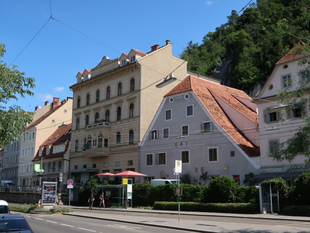 Talstation der Schlossbergbahn in Graz, 355 m