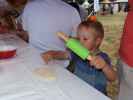 Nils und Sabine in der Kinderbackstube