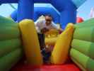 Ich und Nils am Hindernisparcours